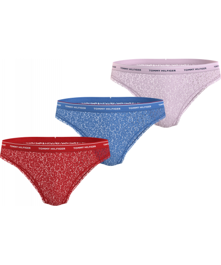 Tommy Hilhiger Γυναικεία Εσώρουχα 3pk Δαντέλα Ολόκληρα  UW0UW04897 0WR