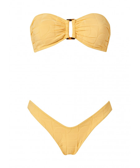 Γυναικείο Μαγιό Bikini Stefania Fragista Melita Banana Jacquard SF2531JYT - SF2531JYB
