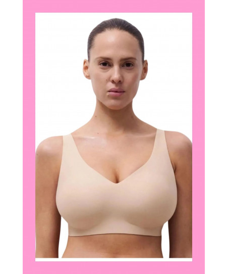 Σουτιέν Χωρίς Μπανέλα Ραφές Chantelle Softstret Μπεζ C26BQB-011