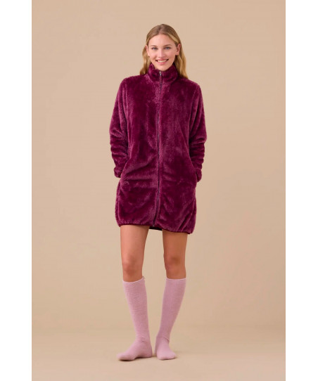 Γυναικεία Ρόμπα Φερμουάρ Fleece Noidinotte GE3006