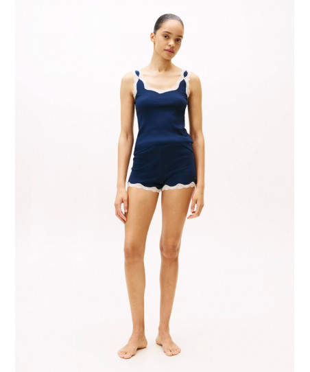 Γυναικεία Πιτζάμα Baby Doll Rib Tommy Hilfiger UW0UW06215 C1G