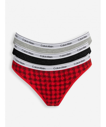 Γυναικεία Εσώρουχα Slip Ολόκληρα 3pk Calvin Klein QD5207E 31W