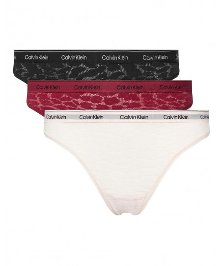 Γυναικεία Εσώρουχα Σλιπ Ολόκληρο 3pk Calvin Klein Icon Lace QD5069E 325