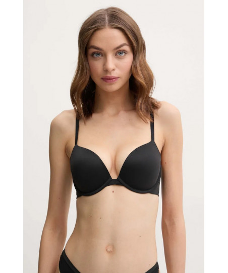 Σουτιέν Push Up Μαύρο Cup B C Calvin Klein QF7315 UB1
