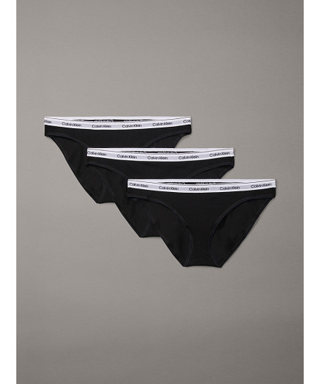 Γυναικεία Εσώρουχα 3pk Ολόκληρα Calvin Klein Μαύρα QD5207E UB1