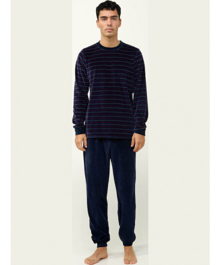 Ανδρική Πιτζάμα Βελουτέ Vamp 23701