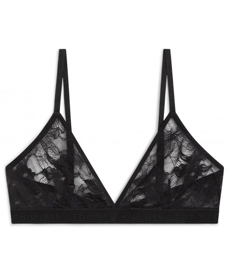 Γυναικεία Εσώρουχα Bralette Triangle Μαύρο Tommy Hilfiger UW0UW06263 BDS