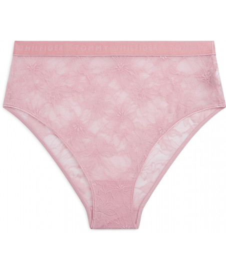 Γυναικεία Εσώρουχα Bikini Δαντέλα Ροζ High Wast Tommy Hilfiger UW0UW06269 TPG