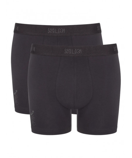 Ανδρικά Εσώρουχα Μαύρα Boxer 2pk Sloggi SLG Bace Shorts