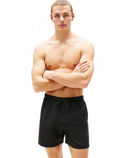 Ανδρικά Μαγιό Σορτς Μαύρο Tommy Hilfiger Medium Drawstring UM0UM03477 BDS