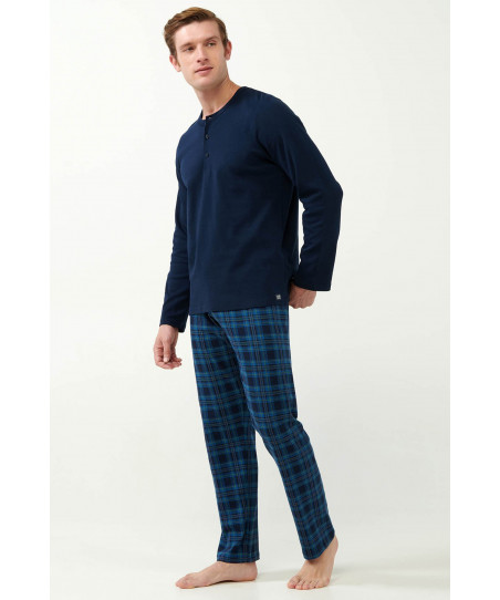 Ανδρική Πιτζάμα Βαμβακερή Vamp 21621
