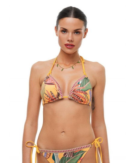Bluepoint Μαγιό Τοπ Τρίγωνο Hot Tropic Κίτρινο 26066054 08