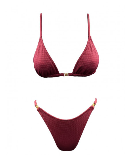 Emma Γυναικεία Μαγιό Wine Slell Triangle Bikini