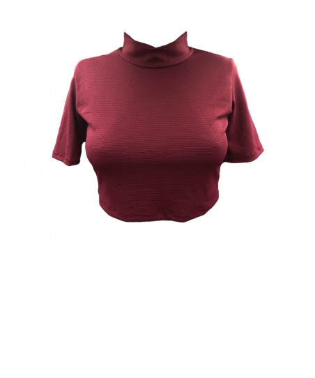 Emma Γυναικείο Top Wine T-Shirt