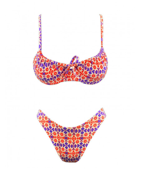 Emma Γυναικεία Μαγιό Bikini Solar Flame Ruched