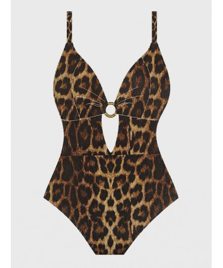 Bluepoint Γυναικεία Μαγιό Ολόσωμο Plus Size Animal Print 26058080 18