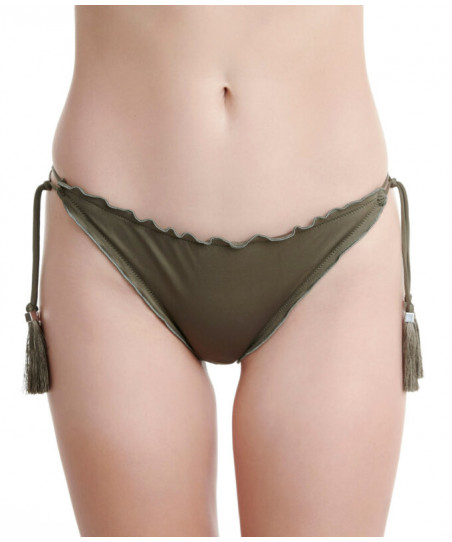 Erka Mare Γυναικεία Μαγιό Bikini Slip Χαμηλοκάβαλο Χακί 65010