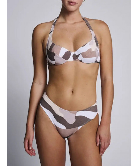 Stefania Frangista Γυναικεία Μαγιό Bikini Set Dive Brown SF2468 BT/SF2468BB