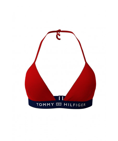 Tommy Hilfiger Γυναικείο Μαγιό Τρίγωνο Τοπ Κόκκινο UW0UW02708 XLG