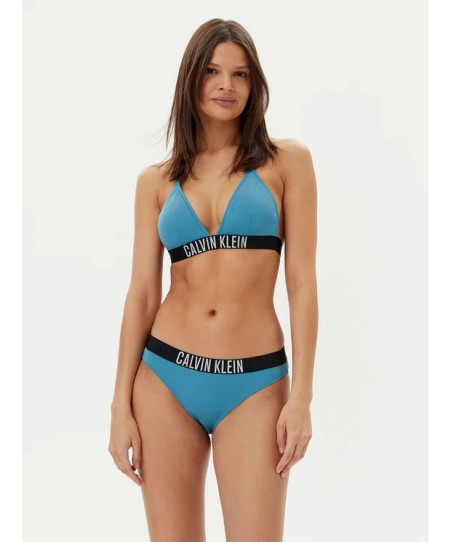 Calvin Klein Γυναικεία Μαγιό Bikini Set Τρίγωνο Πετρόλ KW0KW02854CJ6/KW0KW02856 CJ6