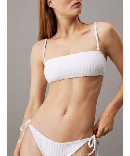 Calvin Klein Γυναικεία Μαγιό Τοπ Bandeau Strapless Rip KW0KW02375 YCD