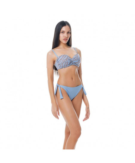 Γυναικείο Μαγιό Τοπ Strapless Cup D Luxury Candy Rush Bluepoint 25066004D 25
