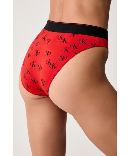 Γυναικεία Εσώρουχα Bikini High Waist Calvin Klein Κόκκινο QF8705 6M9