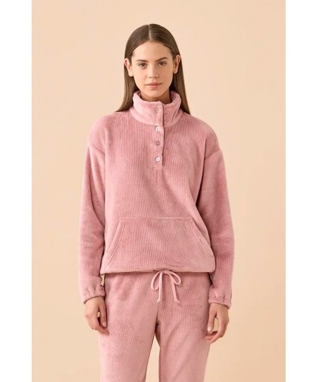 Γυναικεία Πιτζάμα Noidinotte Coral Fleece Ροζ FA9793